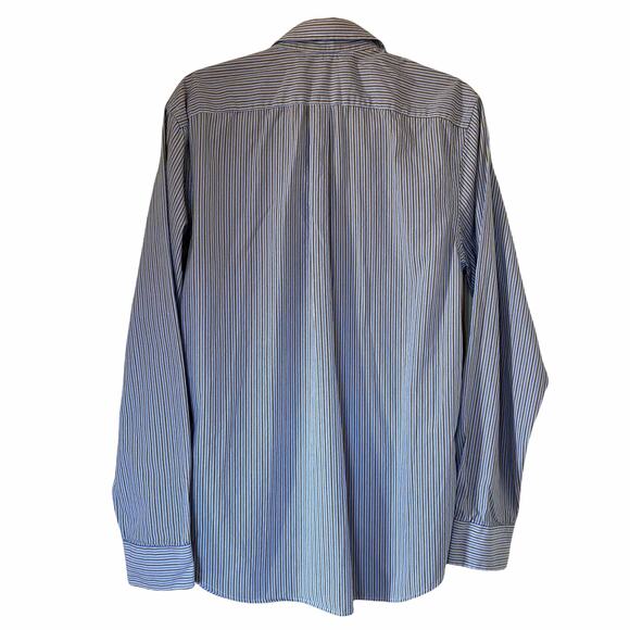 Gap Premium Slim Fit Long Sleeve Button Up Dress Shirt Collared Size Large - Picture 2 of 9